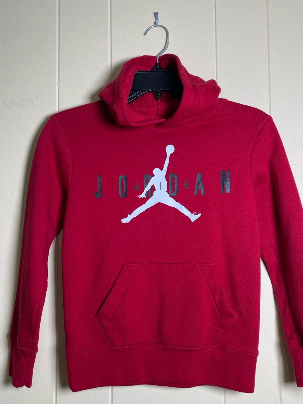 Jordan Jumpman Kids Pullover Hoodie Red Size 8–10 Years Excellent Condition